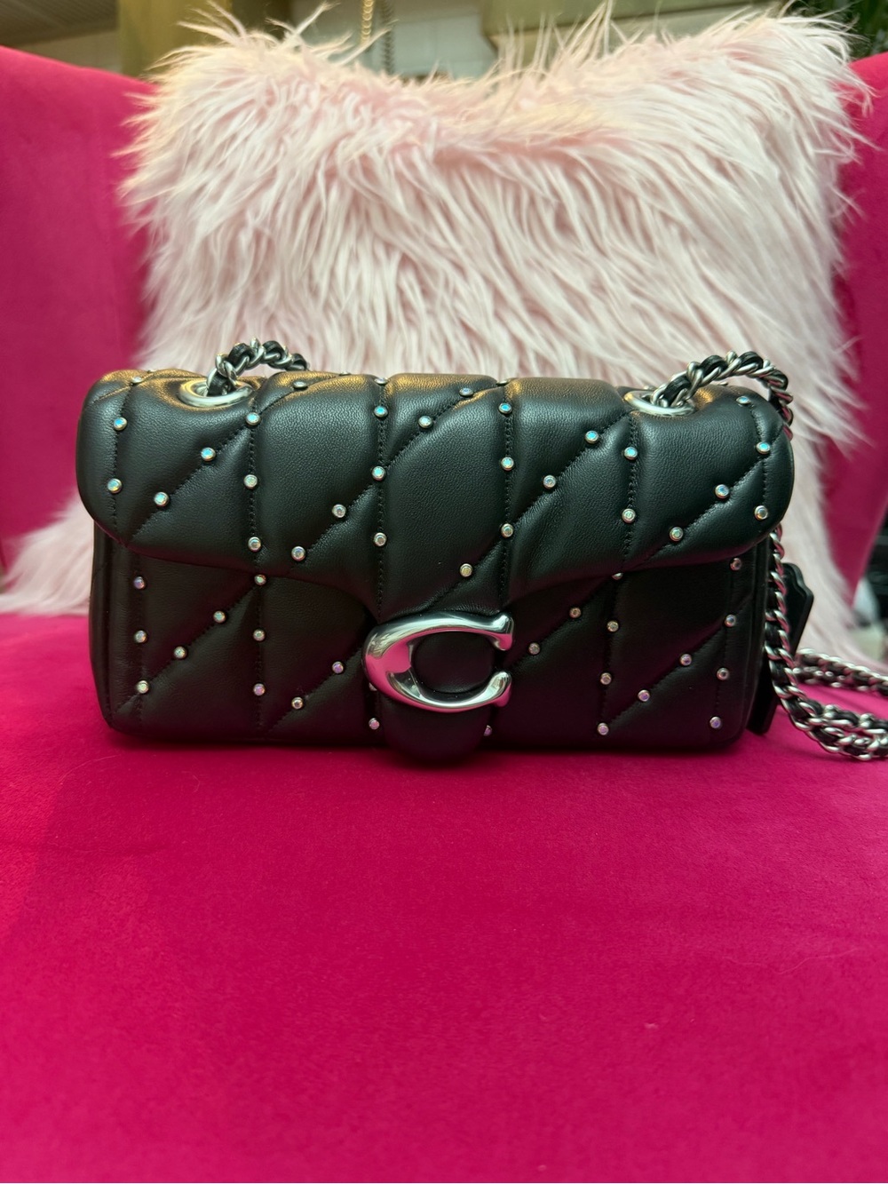 Coach Black Quilted Leather Crossbody